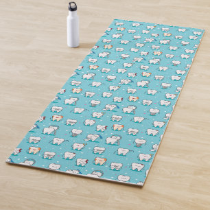Tapete De Yoga Teste padrão dental bonito