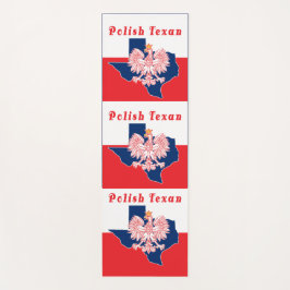 Tapete De Yoga Texano Polonês com Mapa do Texas