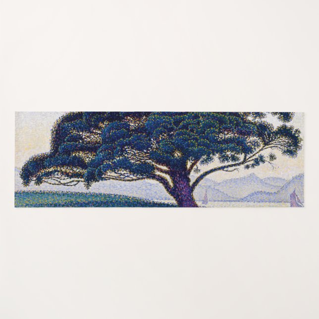Tapete De Yoga The Bonaventure Pine, Oil Painting, Paul Signac (Frente (Horizontal))