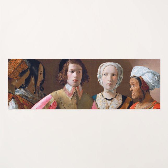 Tapete De Yoga The Fortune Teller, La Tour (Frente (Horizontal))