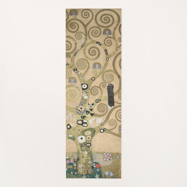 Tapete De Yoga The Tree of Life, Gustav Klimt OIl Painting  (Frente)