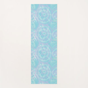 Tapete de Yoga Tie-Dye Azul Sereno