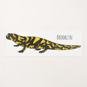Tapete De Yoga Tiger salamander cartoon