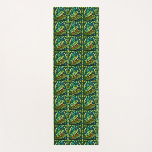 Tapete De Yoga Tile design featuring small, repeating patterns  (Frente)