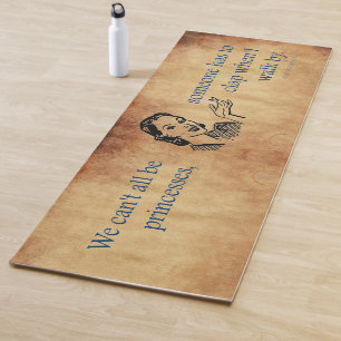 Tapete De Yoga Tinta de 50 engraçada da Princesa SlipperyJoe