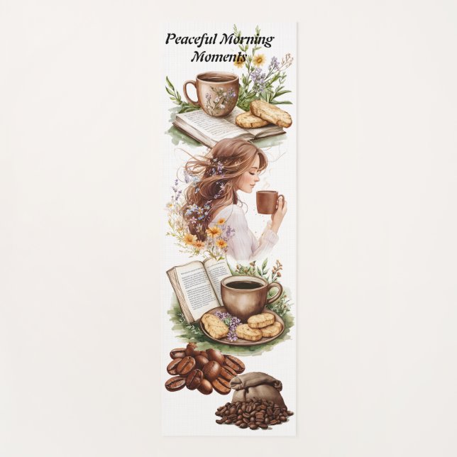 Tapete De Yoga Toalha de Momento da Manhã Pacífica (Frente)