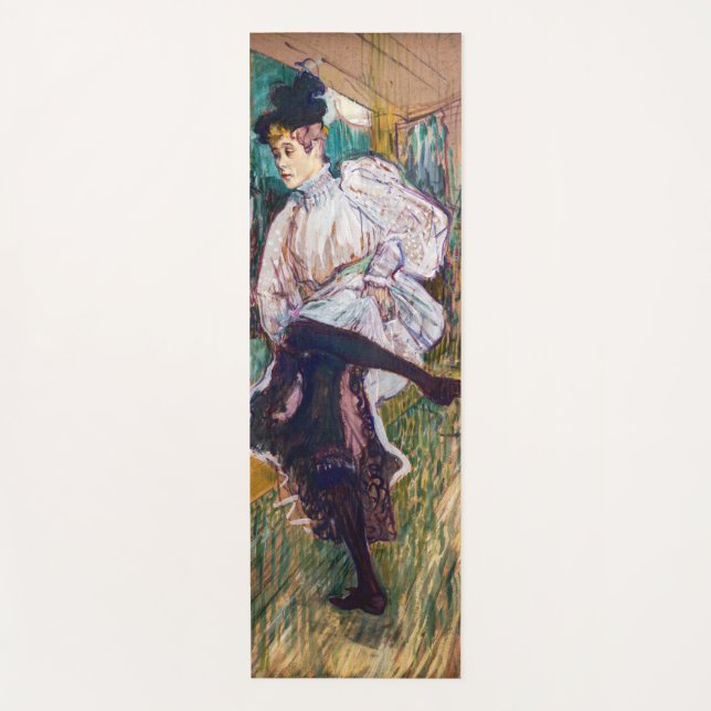 Tapete De Yoga Toulouse-Lautrec - Jane Avril Dancing (Frente)