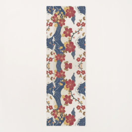 Tapete De Yoga Traditional Japanese Kimono Pattern