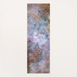 Tapete De Yoga Traga um Cosmos de Mandala para Mudar