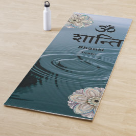 Tapete De Yoga Tranquil Pond Zen White Lotus Yogi Espiritual