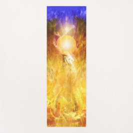 Tapete De Yoga TRANSMUTAÇÃO DE Pássaros de Fogo Phoenix