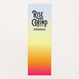 Tapete De Yoga Treino de Força Rise and Grind e