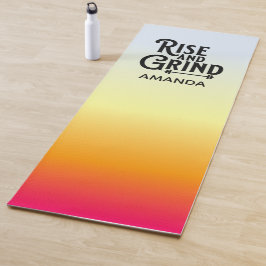 Tapete De Yoga Treino de Força Rise and Grind e