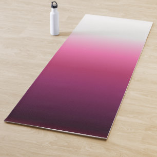 Tapete De Yoga trendy magenta maroon marsala burgundy ombre
