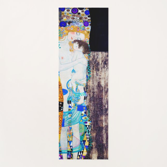 Tapete De Yoga Três Idades da Vida, Gustav Klimt (Frente)