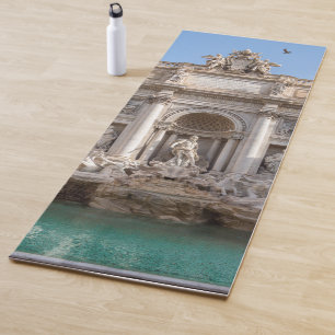 Tapete De Yoga Trevi Fountain no início da manhã - Roma, Itáli