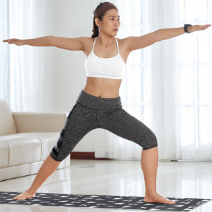 Tapete De Yoga Triângulo de Linha Geográfica