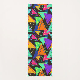 Tapete De Yoga Triângulos Coloridos