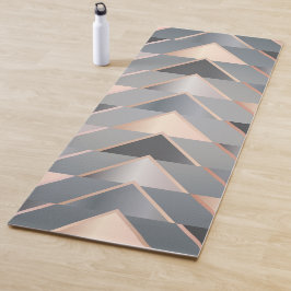 Tapete De Yoga Triângulos Modernos