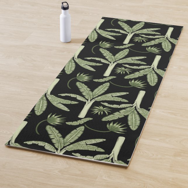 Tapete De Yoga Tropical palm trees seamless pattern (In Situ)
