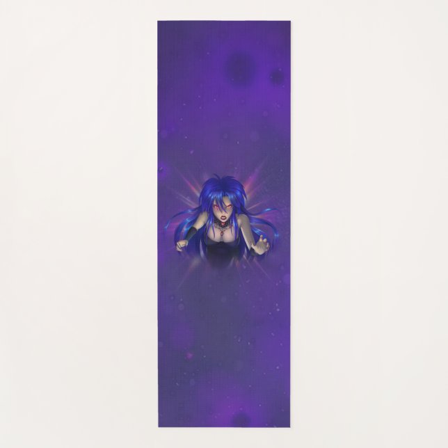 Tapete De Yoga TSDS: Rainha Irana Delphi Cobrir Arte (Frente)