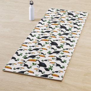 Tapete De Yoga Tucanos Tropicais - Selva Divertida