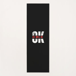 Tapete De Yoga Tudo vai ficar bem