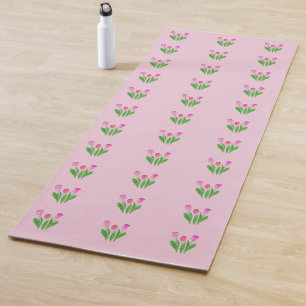 Tapete De Yoga Túlipas em Flor