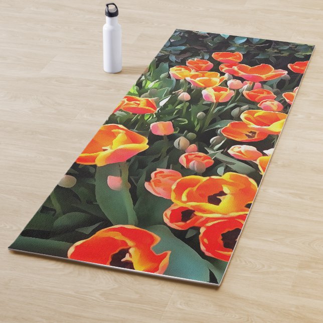 Tapete De Yoga Tulipas Vermelhas de Istambul (In Situ)