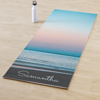 Tapete De Yoga Turnas Tropicais de Praia Moderna Personalizadas