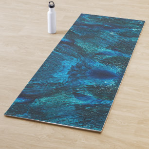 Tapete De Yoga Turquês Galáxias Estimulantes
