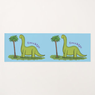 Tapete De Yoga Um desenho animado de brontosaurus dinossauros, ve