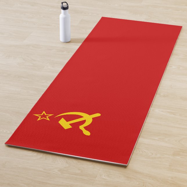 Tapete De Yoga União Soviética da URSS Bandeira Doença Comunista  (In Situ)