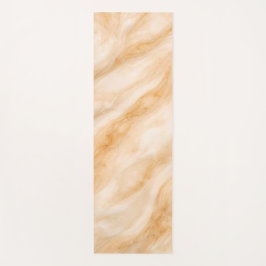 Tapete De Yoga Vanilla Milkshake Marble Texture