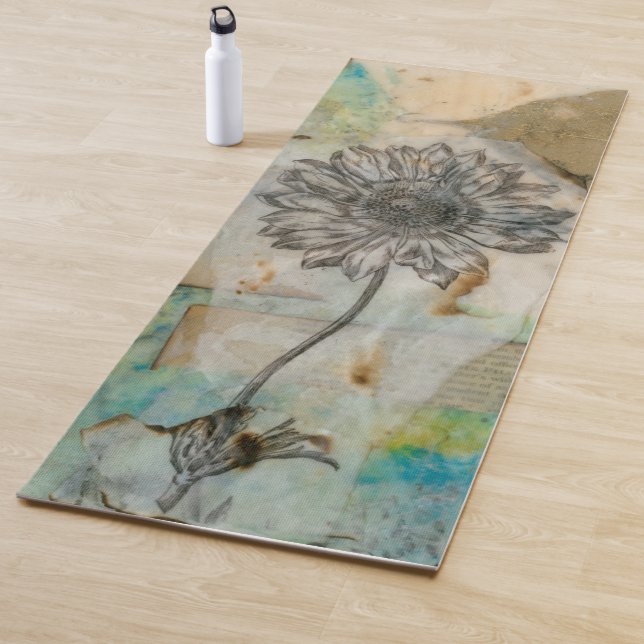 Tapete De Yoga Vellum Floral I (In Situ)