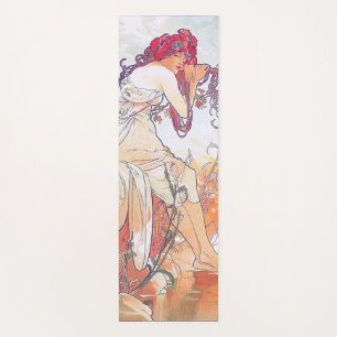 Tapete De Yoga Verão (Quatro Assentos), Alphonse Mucha