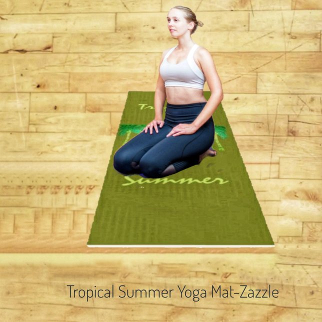 Tapete De Yoga Verão tropical (Criador carregado)