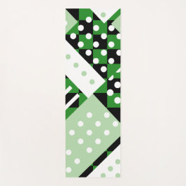 Tapete De Yoga Verde escuro e verde claro