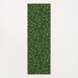 Tapete De Yoga Verde escuro espinho negro