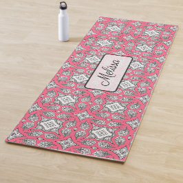 Tapete De Yoga Verde limão Mandala Personalizado Yoga Mat