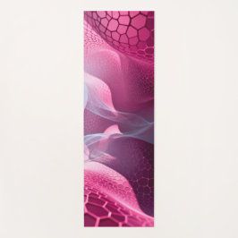 Tapete De Yoga Vermelho roxo sangrando, da rigidez à fluidez