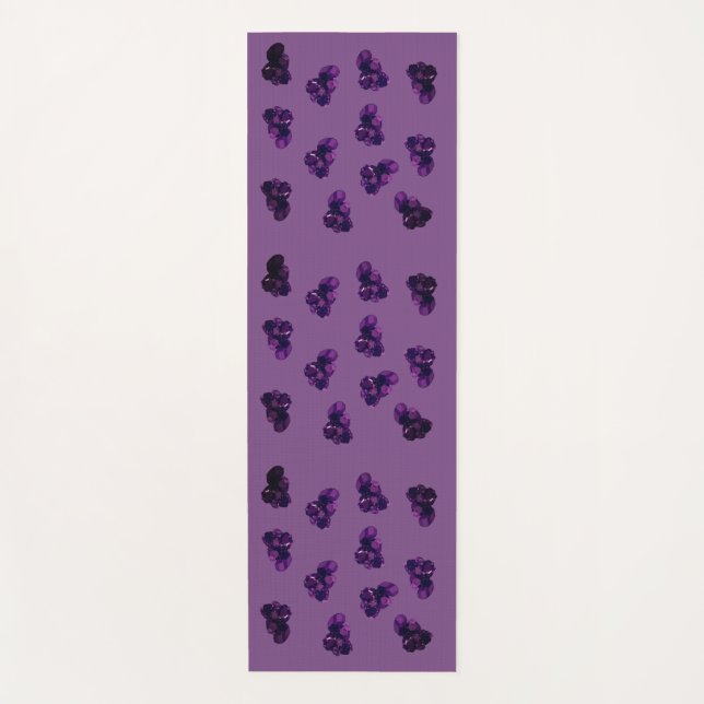 Tapete De Yoga Vetor Ametist Art Yoga Mat (Frente)