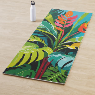 Tapete De Yoga Víblias tropicais