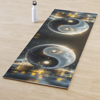 Tapete De Yoga Vibrações modernas de Zen Yin e Yang