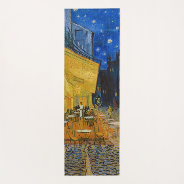 Tapete De Yoga Vincent van Gogh - Cafe Terrace à Noite (Verso)