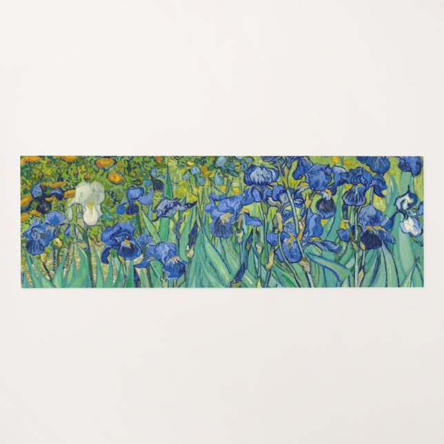 Tapete De Yoga Vincent Van Gogh - Íris (Verso (Horizontal))