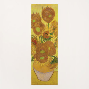 Tapete De Yoga Vincent van Gogh - Vase com Quinze Girassóis