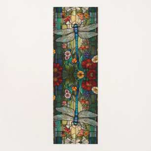 Tapete De Yoga Vintage art nouveau dragonfly boho chic