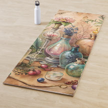 Vintage Botanical Apothecary Bottles 