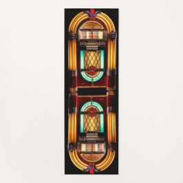 Tapete De Yoga Vintage Retro Jukebox